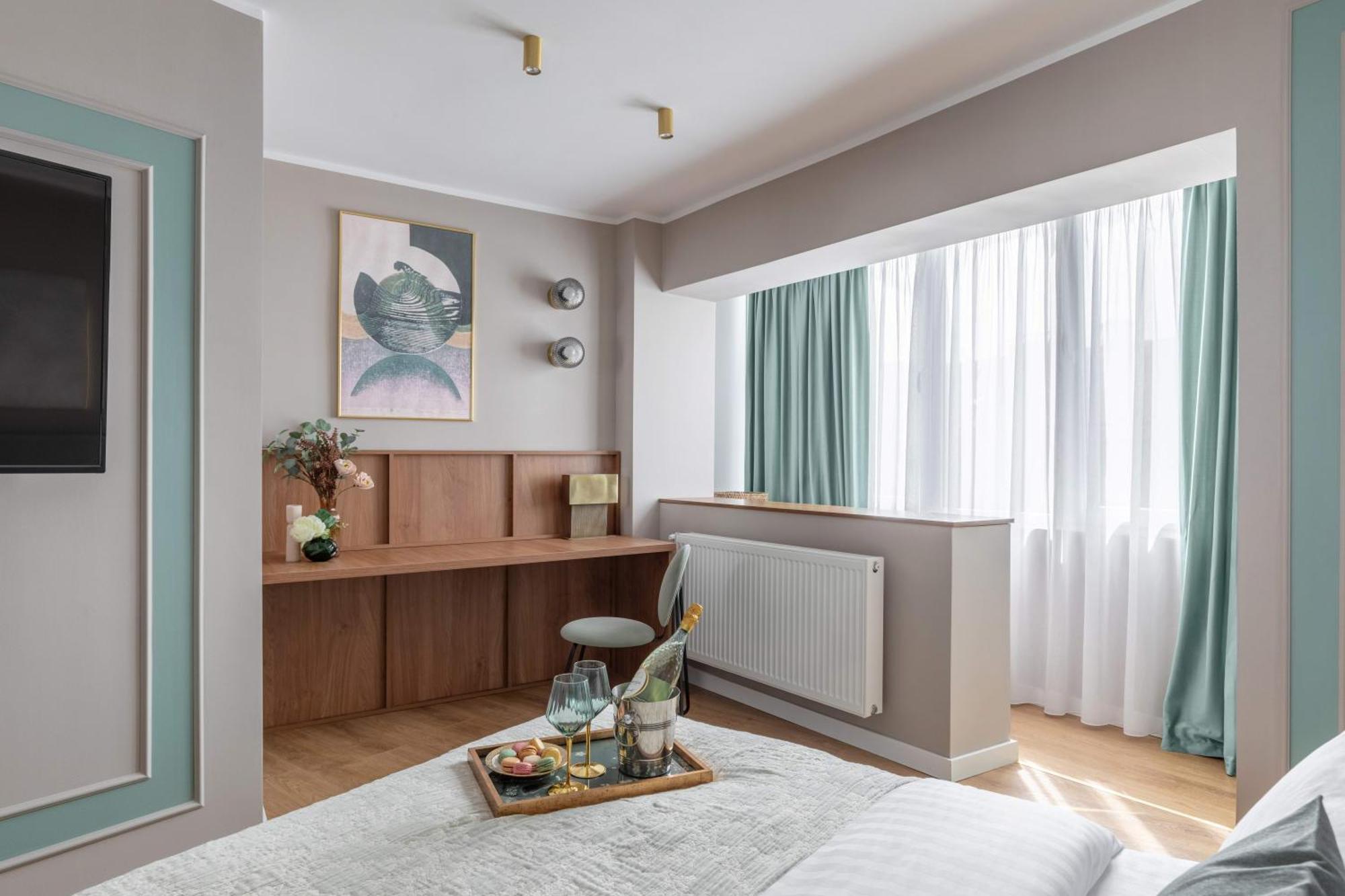 Holt - Sublime Minty Green 1Br On The Park Boekarest Buitenkant foto