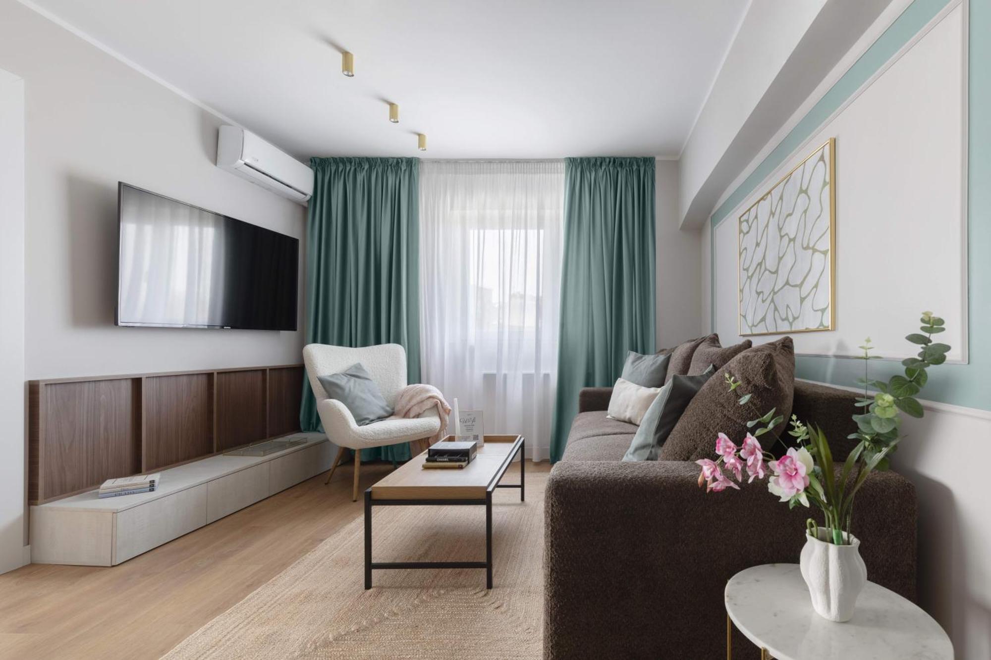 Holt - Sublime Minty Green 1Br On The Park Boekarest Buitenkant foto